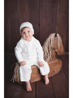 3-delige Doopoutfit "Noah" Wit