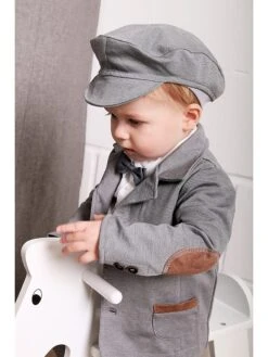 5-delige Doopoutfit "Paul" Wit/grijs 7 5-delige Doopoutfit "Paul" Wit/grijs -Gstar Kleding Winkel hobea 5 delige doopoutfit paul wit grijs 2