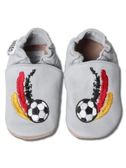 Leren Kruipschoenen "Kickers" Grijs