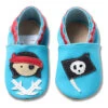 Leren Kruipschoenen "Piraat" Blauw