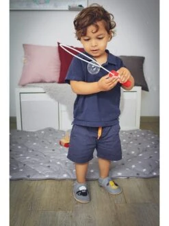 Leren Kruipschoenen "Shaun En Bitzer" Grijs -Gstar Kleding Winkel hobea leren kruipschoenen shaun en bitzer grijs 2