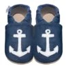 Leren Kruipschoentjes "Anker" Donkerblauw -Gstar Kleding Winkel hobea leren kruipschoentjes anker donkerblauw