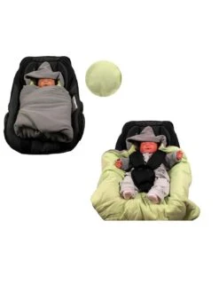 Winter-inbakerdoek Groen/grijs - (L)70 X (B)70 Cm -Gstar Kleding Winkel hobea winter inbakerdoek groen grijs l 70 x b 70 cm 2