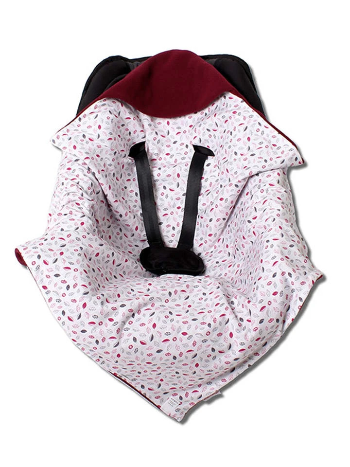 Zomer-wikkeldeken Bordeaux - (L)70 X (B)70 Cm 4 Zomer-wikkeldeken Bordeaux - (L)70 X (B)70 Cm - Afbeelding 2