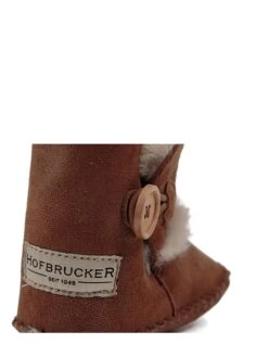 Babyschoenen Met Lamsvacht "Booty" Bruin -Gstar Kleding Winkel hofbrucker babyschoenen met lamsvacht booty bruin 3