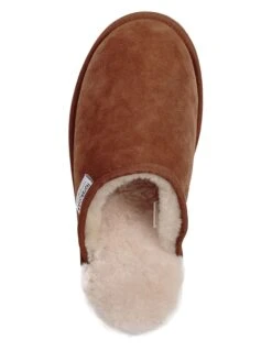 Leren Sloffen "Kopenhagen" Bruin -Gstar Kleding Winkel hofbrucker leren sloffen kopenhagen bruin 3