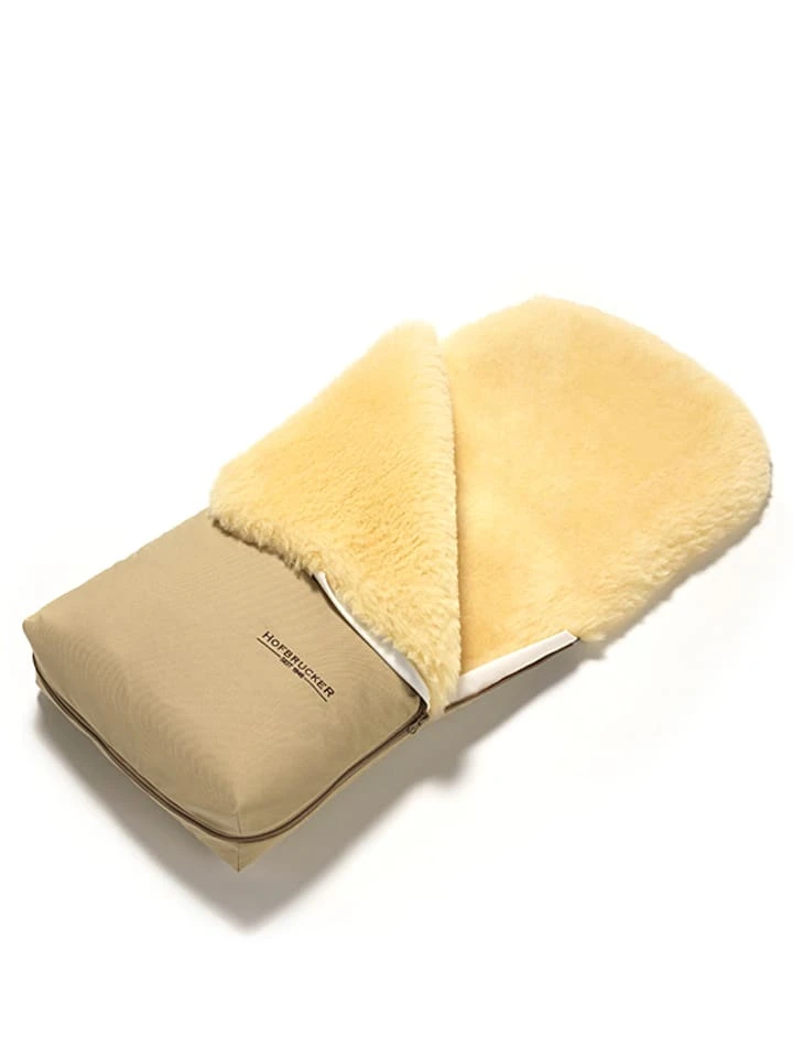 Voetenzak Met Lamsvacht "Putzi" Beige - (L)90 X (B)34 Cm 4 Voetenzak Met Lamsvacht "Putzi" Beige - (L)90 X (B)34 Cm - Afbeelding 2