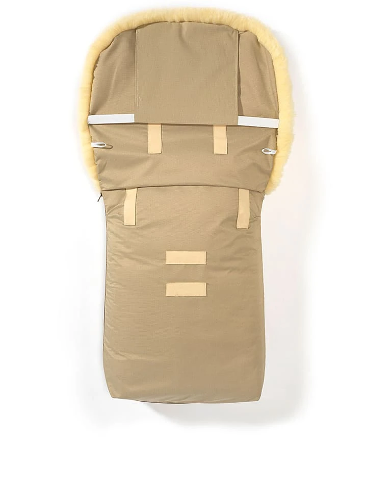 Voetenzak Met Lamsvacht "Putzi" Beige - (L)90 X (B)34 Cm 5 Voetenzak Met Lamsvacht "Putzi" Beige - (L)90 X (B)34 Cm - Afbeelding 3