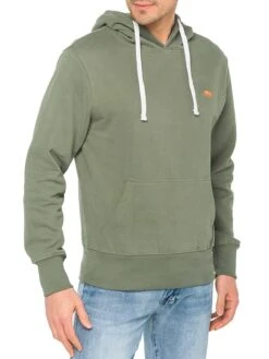 Hoodie "Lizard" Kaki -Gstar Kleding Winkel hot buttered hoodie lizard kaki 1