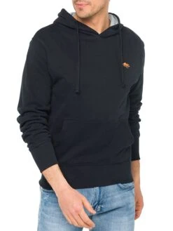 Hoodie "Lizard" Zwart -Gstar Kleding Winkel hot buttered hoodie lizard zwart 1