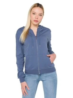 Sweatvest "Nathalie" Blauw -Gstar Kleding Winkel hot buttered sweatvest nathalie blauw 1