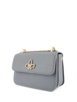 Leren Schoudertas "Beatrice" Lichtblauw - (B)18 X (H)12,5 X (D)7,5 Cm -Gstar Kleding Winkel house of florence leren schoudertas beatrice lichtblauw b 18 x h 12 5 x d 7 5 cm 1