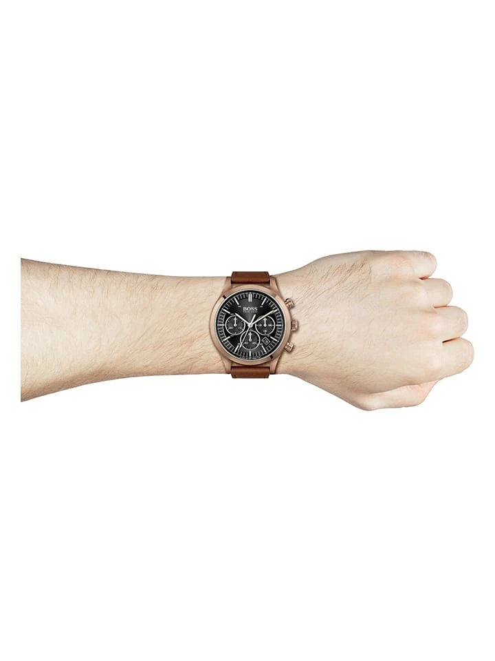 Hugo Boss Chronograaf "Metronome" Bruin/roségoudkleurig/zwart 7 Hugo Boss Chronograaf "Metronome" Bruin/roségoudkleurig/zwart - Afbeelding 5