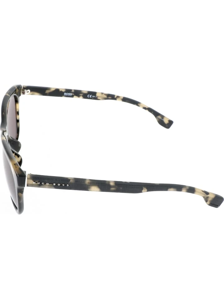 Hugo Boss Dameszonnebril Zwart-beige/bruin 4 Hugo Boss Dameszonnebril Zwart-beige/bruin - Afbeelding 2