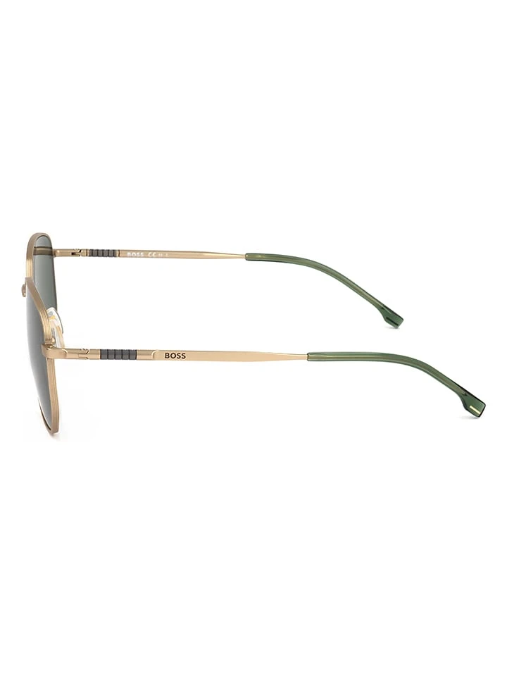 Hugo Boss Herenzonnebril Goudkleurig/zwart 5 Hugo Boss Herenzonnebril Goudkleurig/zwart - Afbeelding 3