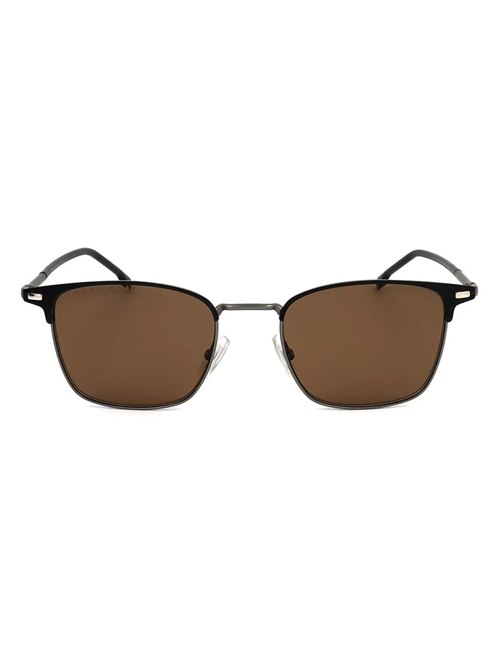 Hugo Boss Herenzonnebril Zwart/bruin 3 Hugo Boss Herenzonnebril Zwart/bruin