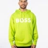 Hugo Boss Hoodie Limoengroen -Gstar Kleding Winkel hugo boss hoodie limoengroen