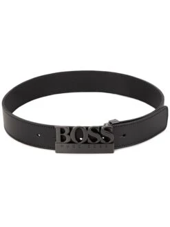 Leren Riem Zwart -Gstar Kleding Winkel hugo boss kids leren riem zwart 1