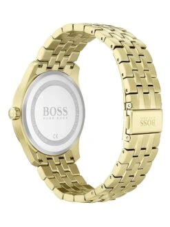 Hugo Boss Kwartshorloge "Master" Goudkleurig/zwart -Gstar Kleding Winkel hugo boss kwartshorloge master goudkleurig zwart 2