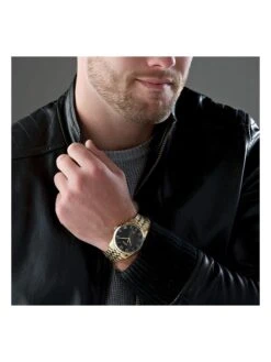 Hugo Boss Kwartshorloge "Master" Goudkleurig/zwart -Gstar Kleding Winkel hugo boss kwartshorloge master goudkleurig zwart 5