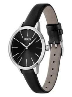 Hugo Boss Kwartshorloge "Symphony" Zwart/zilverkleurig -Gstar Kleding Winkel hugo boss kwartshorloge symphony zwart zilverkleurig 1