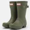 Hunter Rubberlaarzen Kaki -Gstar Kleding Winkel hunter rubberlaarzen kaki