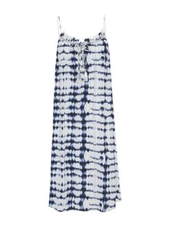 ILSE JACOBSEN Jurk "Lera" Donkerblauw/wit