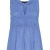 ILSE JACOBSEN Top "Voile" Blauw