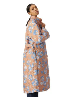 ILSE JACOBSEN Tussenmantel "Belle" Beige/lichtblauw -Gstar Kleding Winkel ilse jacobsen tussenmantel belle beige lichtblauw 2