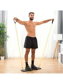 Innovagoods Push-up Board Met Weerstandsbanden "Pulsher" - (B)67 X (H)2 X (D)19 Cm -Gstar Kleding Winkel innovagoods push up board met weerstandsbanden pulsher b 67 x h 2 x d 19 cm 1