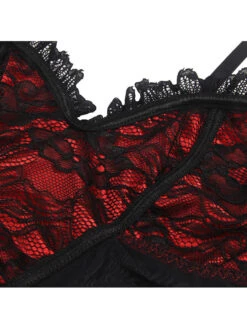 4-delig Kostuum Zwart/rood -Gstar Kleding Winkel intimax 4 delig kostuum zwart rood 7