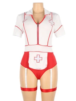 Kostuum Rood/wit -Gstar Kleding Winkel intimax kostuum rood wit 3