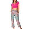 Broek Roze/turquoise -Gstar Kleding Winkel ipanima broek roze turquoise