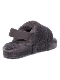 Pantoffels "Poppy" Donkergrijs -Gstar Kleding Winkel island boot pantoffels poppy donkergrijs 3