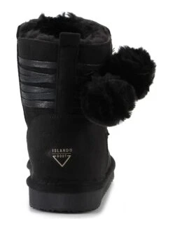 Winterboots "Morell" Zwart -Gstar Kleding Winkel island boot winterboots morell zwart 2