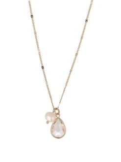 Vergulde Ketting Met Swarovski-kristal - (L)44 Cm -Gstar Kleding Winkel ivy vergulde ketting met swarovski kristal l 44 cm 2