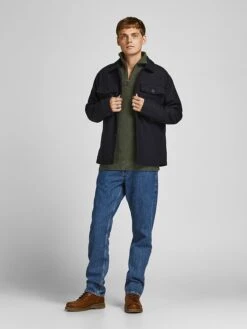 Jack & Jones Blousejas "Pablo" Donkerblauw -Gstar Kleding Winkel jack and jones blousejas pablo donkerblauw 2