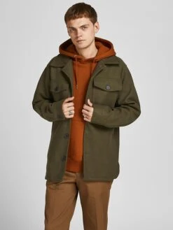 Jack & Jones Blousejas "Rollie" Olijfgroen -Gstar Kleding Winkel jack and jones blousejas rollie olijfgroen 3