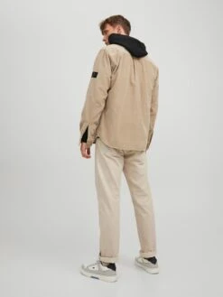 Jack & Jones Corduroyblouse "Darren" Beige -Gstar Kleding Winkel jack and jones corduroyblouse darren beige 3
