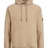 Jack & Jones Hoodie "Classic" Beige -Gstar Kleding Winkel jack and jones hoodie classic beige