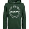 Jack & Jones Hoodie "Jake" Groen -Gstar Kleding Winkel jack and jones hoodie jake groen
