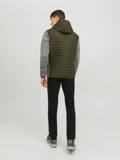 Jack & Jones Hybride Jas "Multi" Groen/grijs -Gstar Kleding Winkel jack and jones hybride jas multi groen grijs 2