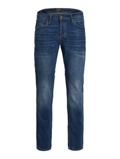 Jack & Jones Spijkerbroek "Tim" - Slim Fit - Donkerblauw -Gstar Kleding Winkel jack and jones spijkerbroek tim slim fit donkerblauw 1