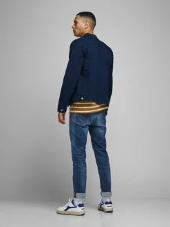 Jack & Jones Spijkerbroek "Tim" - Slim Fit - Donkerblauw -Gstar Kleding Winkel jack and jones spijkerbroek tim slim fit donkerblauw 4