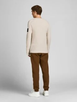 Jack & Jones Trui "Classic" Crème -Gstar Kleding Winkel jack and jones trui classic creme 4