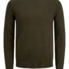 Jack & Jones Trui "Emil" Olijfgroen -Gstar Kleding Winkel jack and jones trui emil olijfgroen