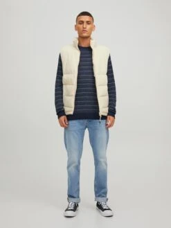 Jack & Jones Trui "Flow" Blauw -Gstar Kleding Winkel jack and jones trui flow blauw 2