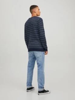 Jack & Jones Trui "Flow" Blauw -Gstar Kleding Winkel jack and jones trui flow blauw 3