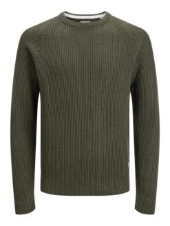 Jack & Jones Trui "Pannel" Groen -Gstar Kleding Winkel jack and jones trui pannel groen 6