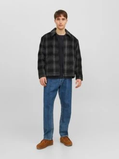 Jack & Jones Trui "Pannel" Zwart -Gstar Kleding Winkel jack and jones trui pannel zwart 2